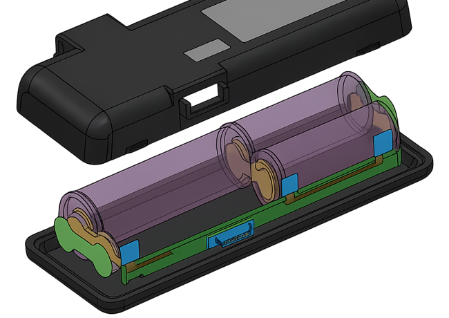 Customized battery pack with drop-resistant structural design