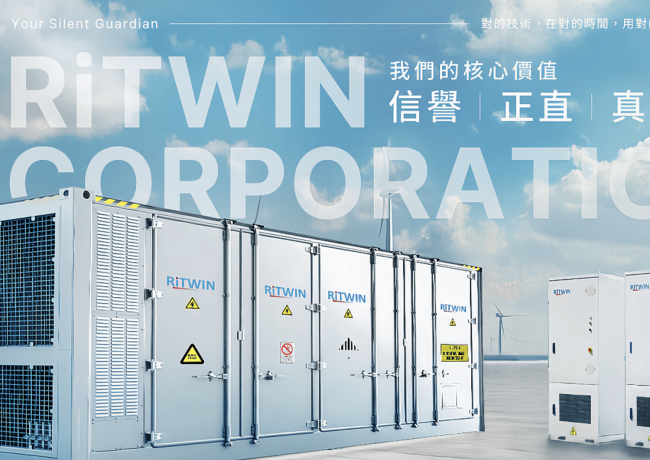 RiTWIN Secures 410MWh Energy Storage System Order from Rechargepower, Announcing Another Success